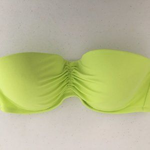 Victoria's Secret Swim Top Bikini Bra Yellow 34 D